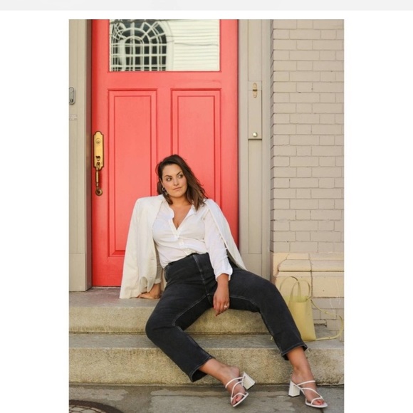 Everlane Cheeky Bootcut Jean Crop Charcoal Black Size 26 - Picture 2 of 13